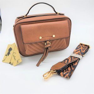 Crossbody Jolene Couture color Brown NWT